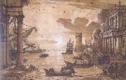 Claude Lorrain Embarkation of the Queen of Sheba (mk17 china oil painting reproduction